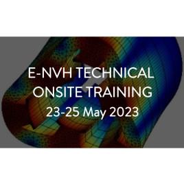 e-NVH onsite training 23-25 May 2023